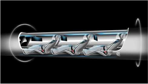 Musk ruled out other plans, including magnets and pneumatic tubes.The pods would float inside of the tube on 'air skis', like an air hockey puck.