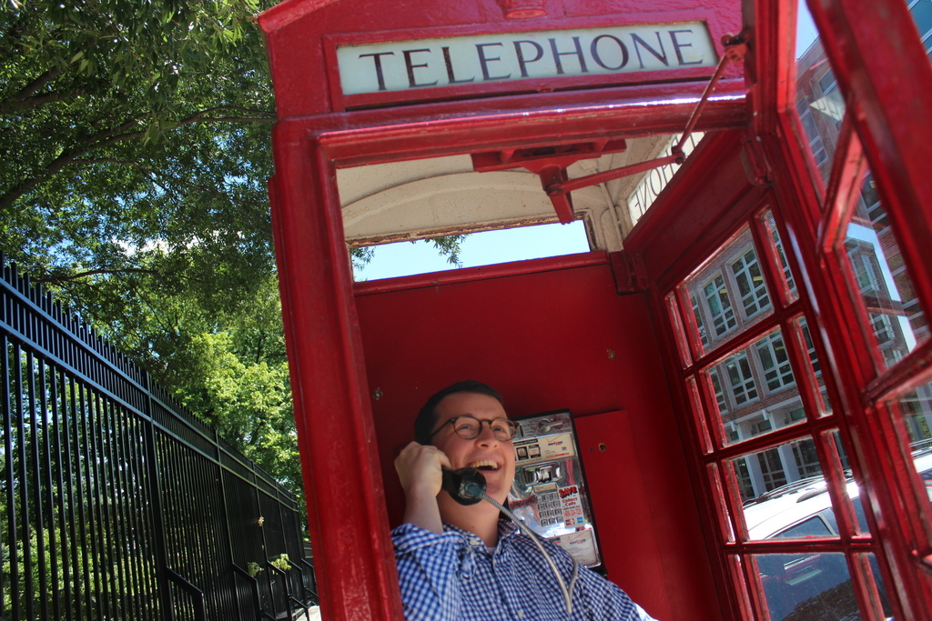 Bonus points if they're British and speak to you from a red phone box.