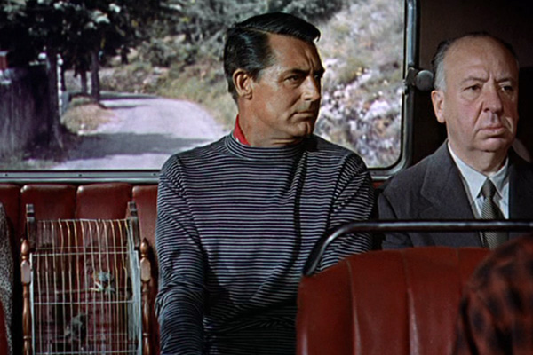 Alfred Hitchcock once said he was "the only actor I ever loved in my whole life."The famous director "tried to convince him to come out of retirement to star in one movie. "Don't count on it, Hitch," Grant said at first. Hitchcock finally enticed him..." and now we have To Catch a Thief (1955). (Evenings With Cary Grant)In the end, they worked together on 4 films, all of which earned Academy Award nominations.Also, I'm pretty sure they were bros.
