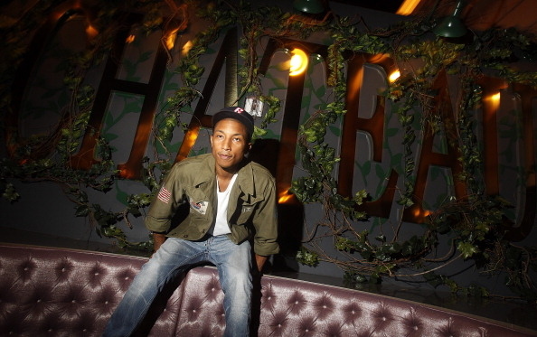 You probably know Pharrell for his smooth lyrics and catchy beats. But did you also know that he's an avid fashion and furniture designer? Pharrell worked on furniture with Galerie Emmanuel Perrotin and a French manufacturer, Domeau & Pérès. One of his works, a molded plastic seat, depicts a sexual scene with a pair of female legs and male legs.