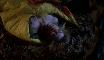 Jason goes on another spree, including neutralizing a girl by zipping her up in a sleeping bag and swinging her into a tree. The grand finale? Tina reanimates her father's corpse and he chains Jason back up at the bottom of the lake. No harm, no foul, right? Not counting the 12 people who died for your outburst. Thanks, Tina.