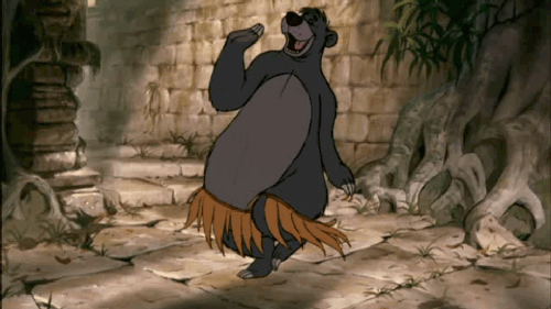 ...except that he was inspired by real-life trained bears at 19th century fairs and festivals in Europe. Luckily most of the world now knows better than to drag bears around and train them to dance, because that's awful, and the best current-day bear dancing is happening only in the wild.