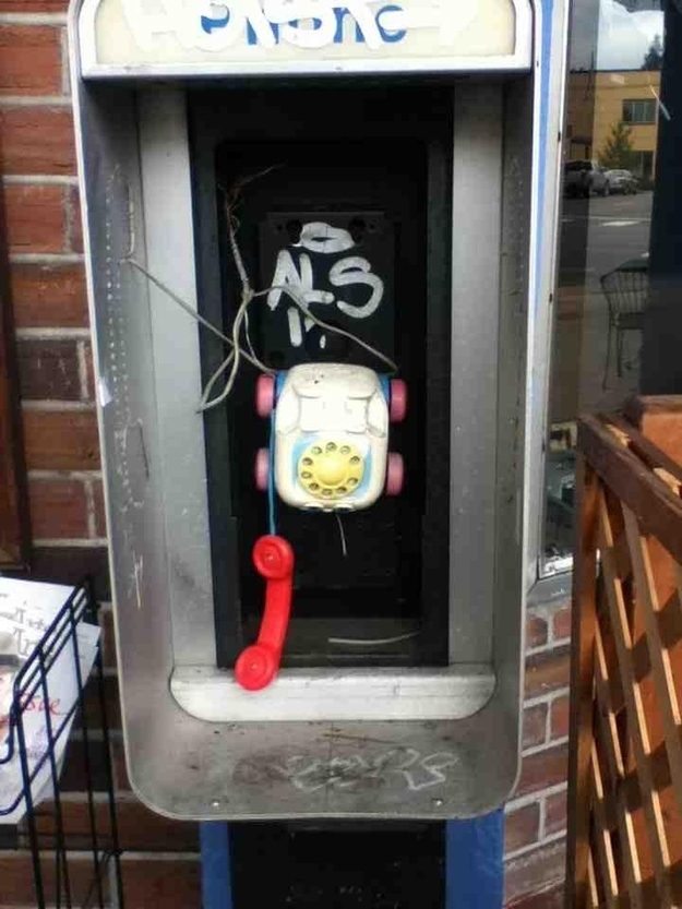 Just this cell phone full of 21st century trickery.