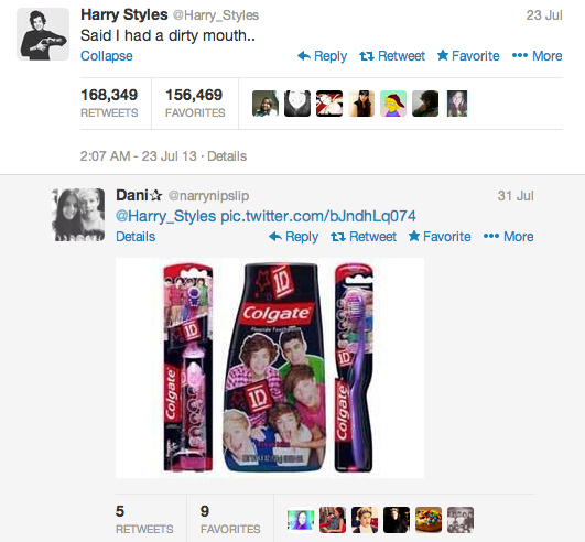 Where most fans took the obvious innuendo route, Dani took the high road.