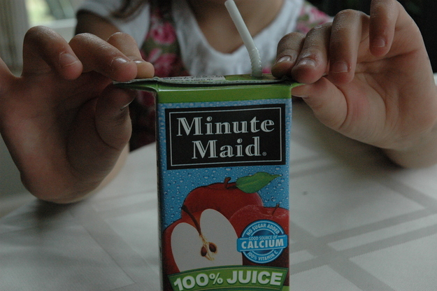 You've been serving juice boxes the wrong way.