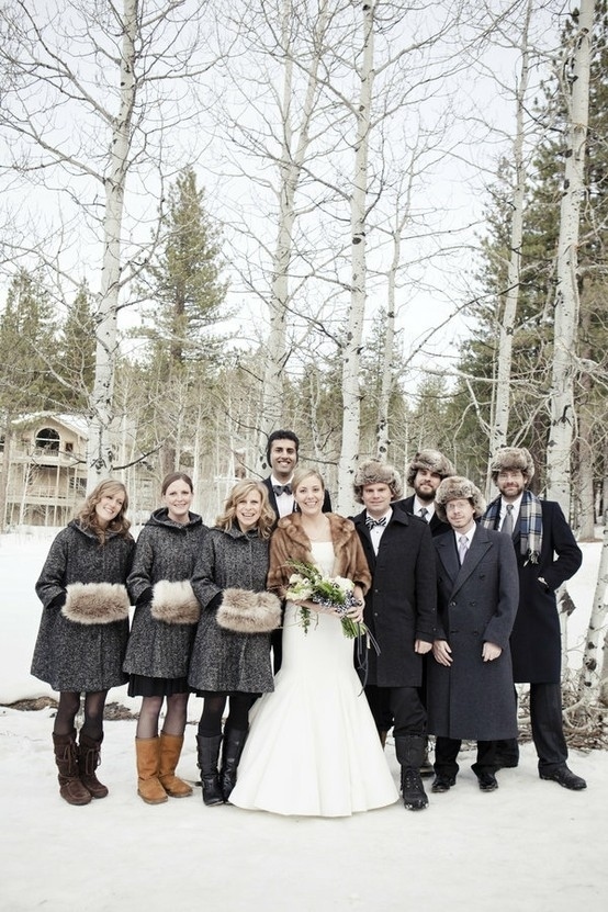 What to wear to a cold winter outlet wedding