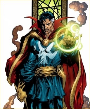 "Round two, new fight, word to life you gotta see this / locked in mortal combat is Dr Strange and The Genius / 'Yeah son he's no match, let that grafted wizard have it' / 'My Liquid Swords slashes straight through Dr Strange's magic' / Another Hero down and now the score is two to zero / by 'Words from the Genius' and he's still my rhyming hero"
