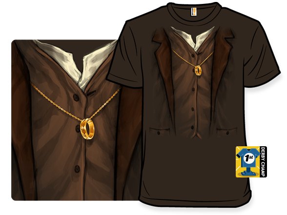 "Keep it secret. Keep it safe."Designed by Patrick Spens.Add hobbit feet slippers to complete the look.