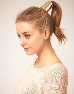 You can find a similar hair cone here.