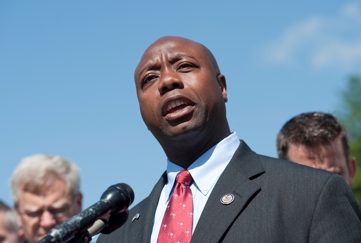 Rep. Scott is a member of the Tea Party movement that departing Sen. Jim DeMint helped establish in Congress during the 2010 midterm elections. During the 2011 debt ceiling debate, Scott refused to support House Speak Boehner's plan to resolve the crisis. Scott held out for a "stronger provision to guarantee a balanced-budget amendment," according to the Washington Post. But Scott remains a favorite of the speaker — helping Boehner keep ties with the conservative faction of the caucus while serving in his leadership team as a member of the 2010 freshman class.