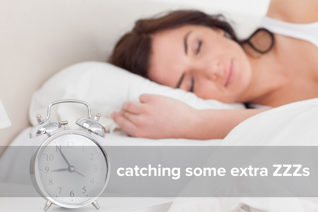 Not getting enough sleep can make you gain weight around your mid-section and ramp up your stress. Pressing snooze can only do you good!