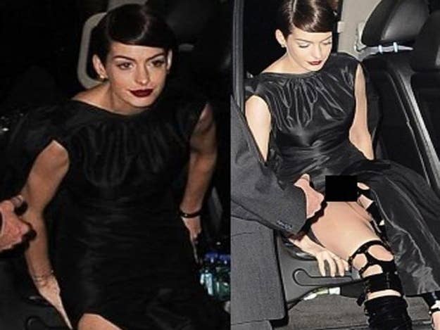 Anne Hathaway Calls Wardrobe Malfunction Panty Shows