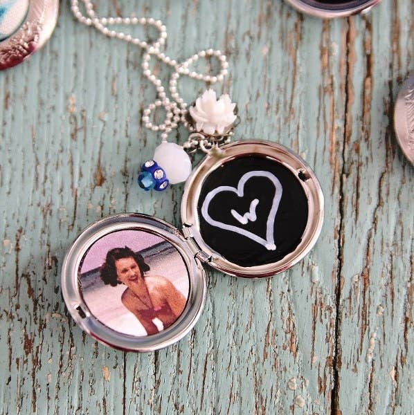Here is a similar concept, in locket form.