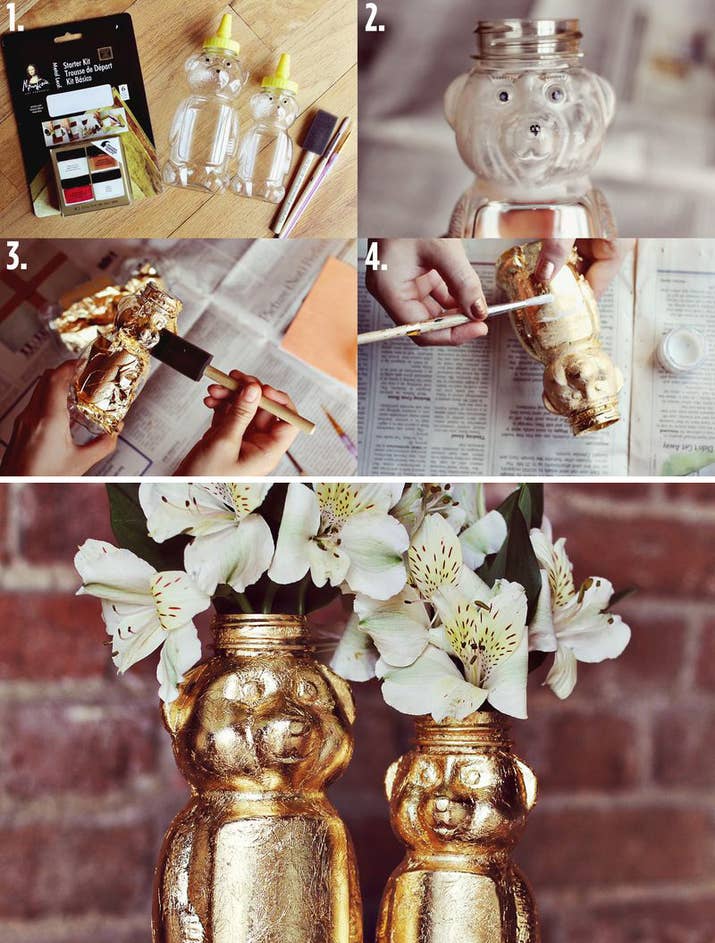 Fill with candy or whatever other tiny goodies you can think of. Get the tutorial here.