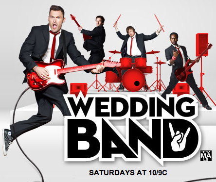 Saturday 10/9cSeries-record this one on the DVR. Worth it.Quality cable comedies always creep up regularly on the networks' doorsteps with sneak attacks like Wedding Band. This one almost passed me by on TBS Saturday nights, but glad I DVR'd when it caught by eye while debating recording SNL (which I watch on Hulu anyway). The cast is really funny with Brian Austin Green (including a great cameo in one episode from his wife, Megan Fox), Harold Perrineau from Lost, and Derek Miller as the drummer, who I also loved from the short-lived Comedy Central Series, Secret Girlfriend (which is a 1st person POV buried treasure if you give it a quick Googling). If Glee's pop covers are a little too campy for your tastes, the fellas in this show cover an impressive roster of music in much more of a, "my ADD caused me to accidentally downloaded this cover song on iTunes of the song I really wanted...but I actually prefer this cover now anyway, and I'm keeping it," sort of way. Interesting clip about the music of the show HERE