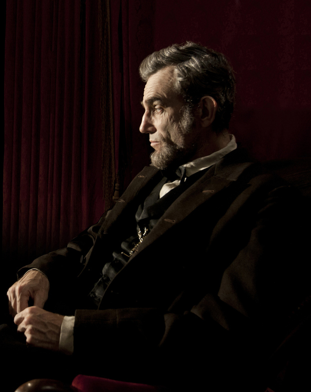 Daniel Day-Lewis as Abraham Lincoln.