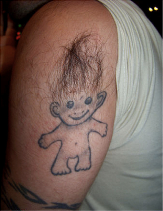 Trolls are kind of cute, but not when your oddly-placed body hair is making me gag.