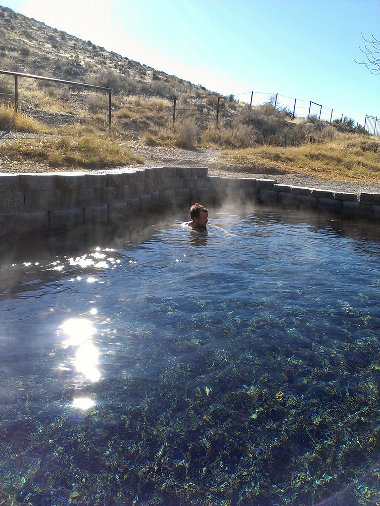 See more on our post about Warm Springs, a ghost town with a huge (and forbidden) natural hot tub.