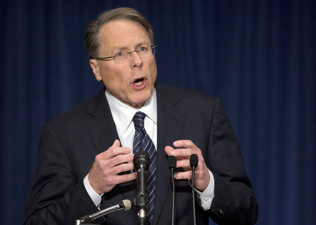 The National Rifle Association executive vice president Wayne LaPierre.