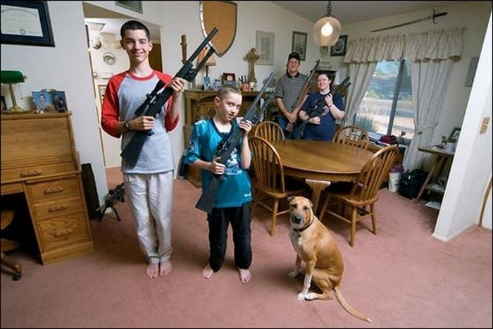 Why not just give the dog a gun, too?