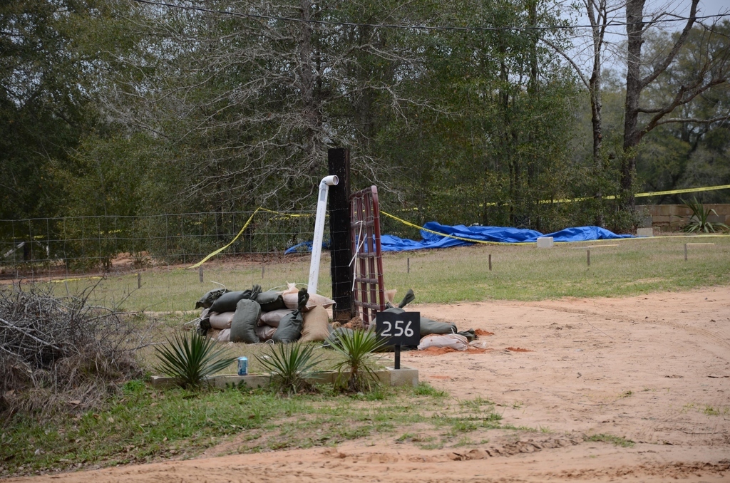 FBI agents and Dale County negotiators used this pipe to communicate with the captor Jimmy Dykes.