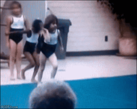 The ability to leap and tumble without hurting yourself comes into play more than you might think.