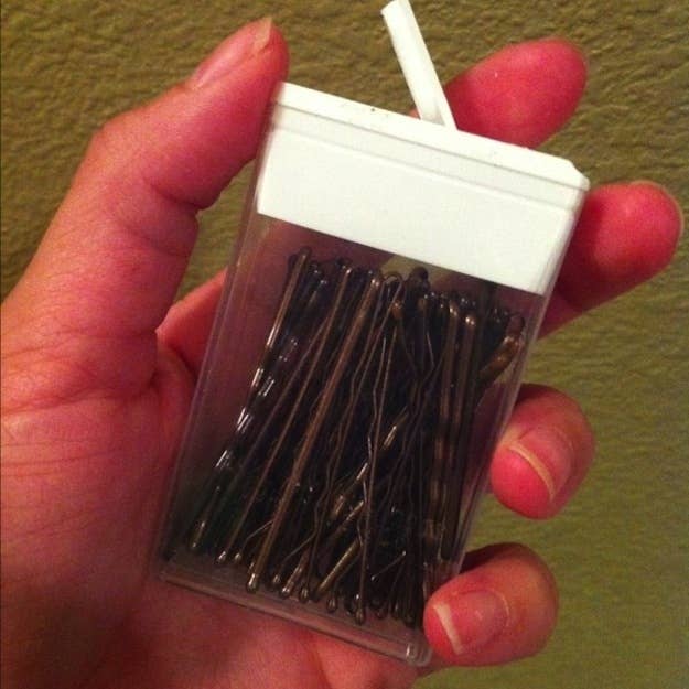 Digging around in the bottom of your bag for a bobby pin is maybe the most annoying thing ever. NEVER AGAIN!