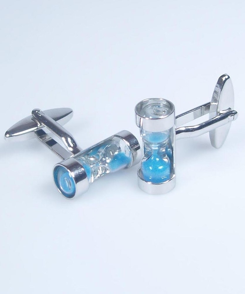 Whether you're cooking eggs, keeping track of your meeting length, or you just like watching sand fall, these are the cufflinks for you.