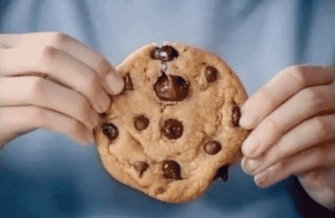 Ruth Graves, an inn owner in 1930, made the colossal mistake of running out of baker's chocolate to make her famous chocolate cookies. Improvising, she threw some Nestle's semisweet chocolate chips into the batter, assuming that the chips would melt when baked and spread throughout the dough. Not so. They stayed in tact, and America's favorite cookie was born. And what did Ruth ask for, in exchange for Nestle putting her recipe on the back of their chocolate chip bags? A lifetime supply of chocolate, obviously.