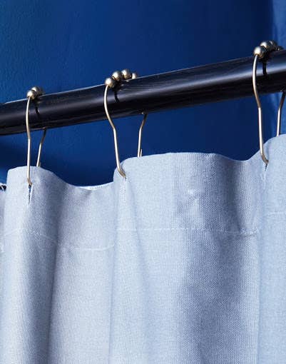 Your silver shower curtain rings will look just a little more stunning.