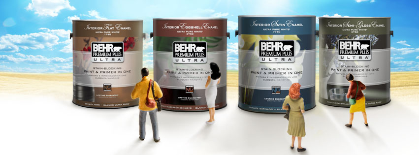 What? You have to prime things before you paint them? Ain't nobody got time for that! Save time and money with BEHR PREMIUM PLUS ULTRA® Interior Paint & Primer in One that helps you paint and prime at the same time. BEHR PREMIUM PLUS ULTRA® Exterior is also available.