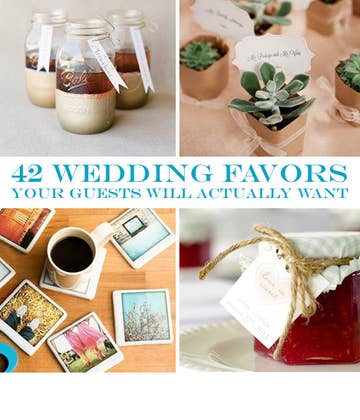 18 Wedding Favor Ideas That Aren T Useless Or Boring Weddingwire