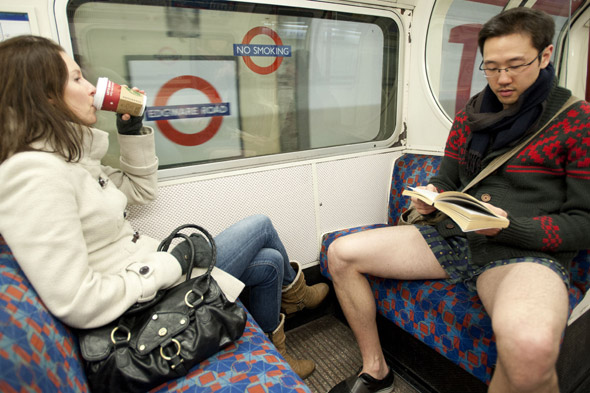 Dude, trousers!