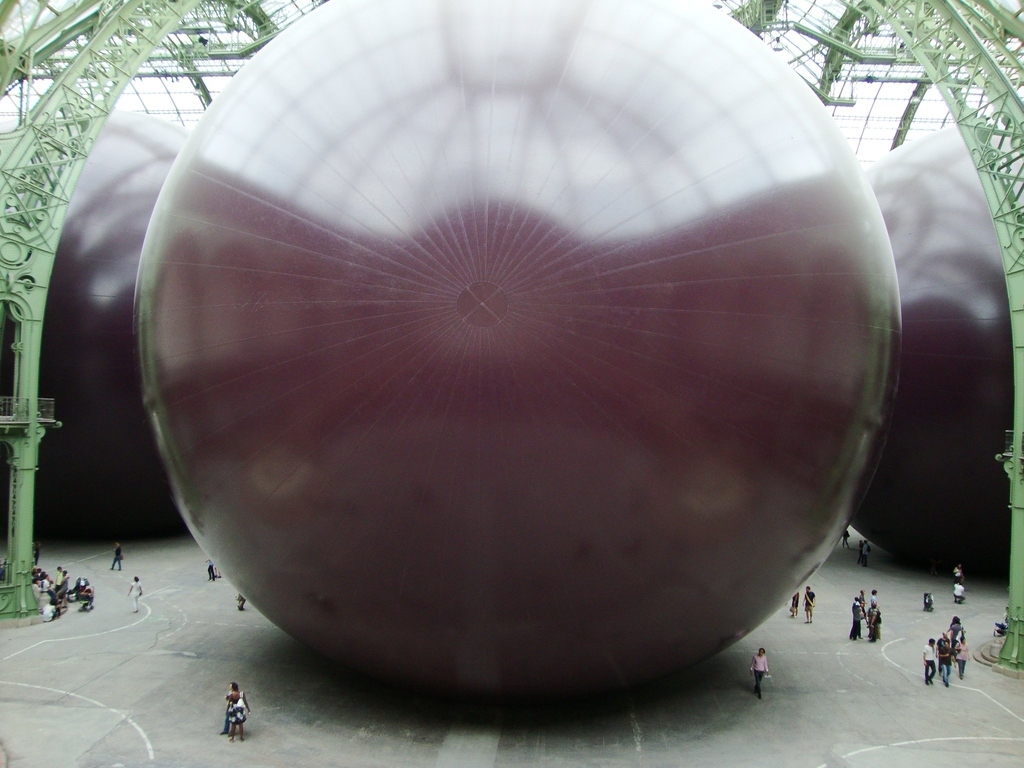 Sure, the scale alone of Kapoor's "Leviathan" sculptures was impressive, but the most exciting part of the exhibit for most was the surreal experience of getting to step inside the warm, red belly of the giant vinyl spheres.