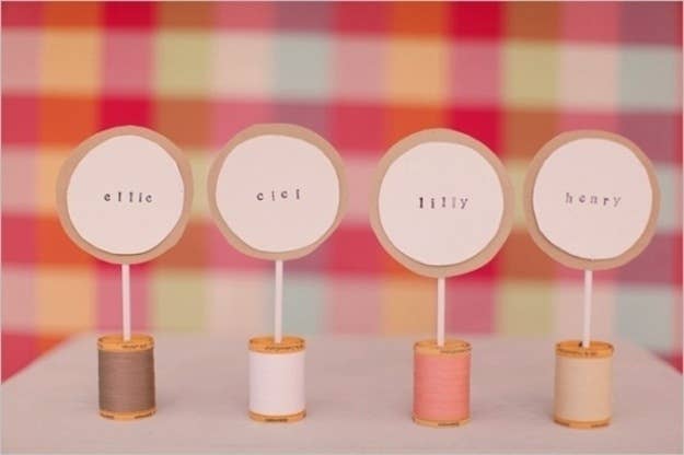 35 Cute And Clever Ideas For Place Cards