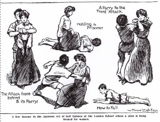 Victorian Society Ladies Defended Their Honor With Jiu-Jitsu