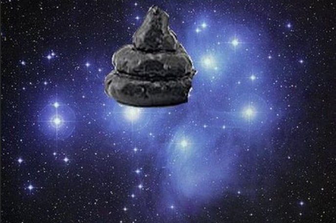 Rocket Shape Poop Floating Poop In Space — A Confidential Discussion