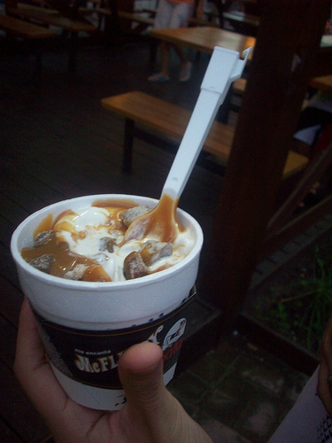 Apparently, this is a dulce de leche concoction.
