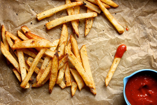 Perfecting the homemade fry is not easy. But as you try, be bold. Try adding interesting seasonings to the crispy fellas for a new experience. Here's a link to five flavor ideas (zesty "original," garlic, Southwestern, Asian-style, and ranch). Do it!