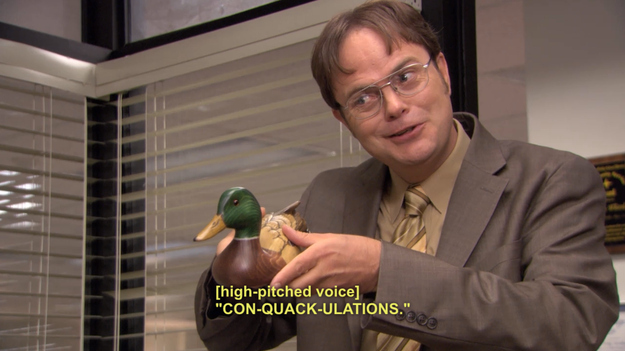 However this pun was masking the duck-spying machine