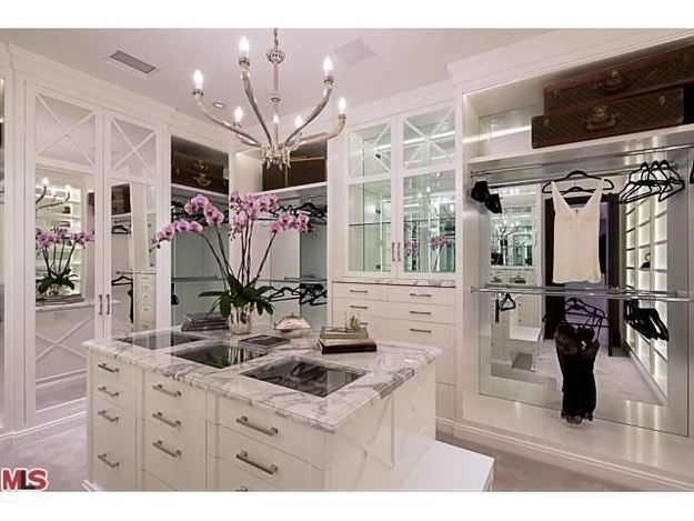 Just don't scratch the marble while you're getting ready in the morning.