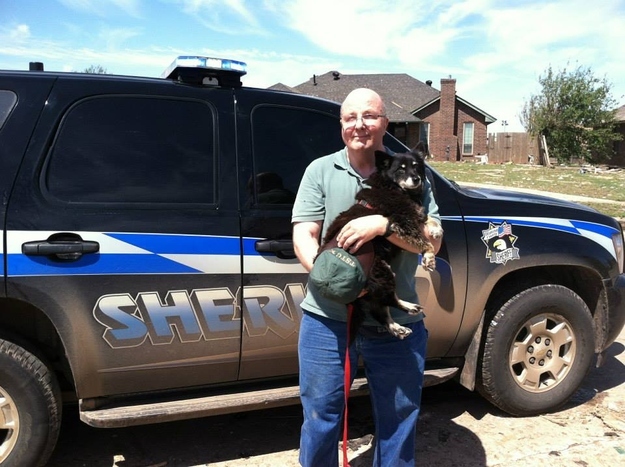 Susie reunited with her owner, Curtis May.