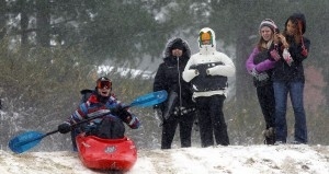 Bonus points if that involved a whitewater kayak.