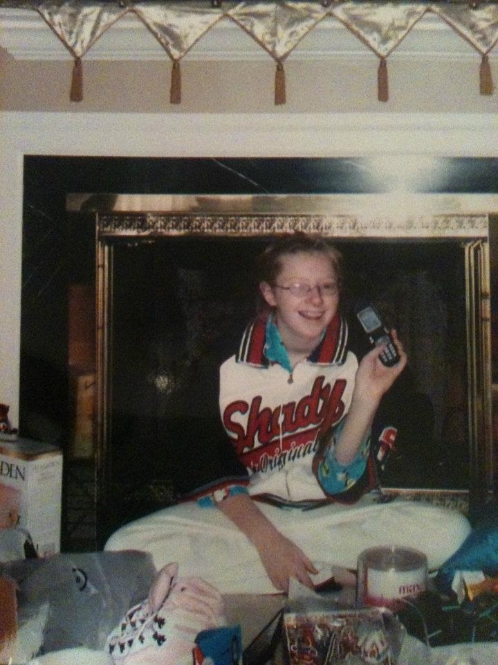 had to have that too.Bonus: check out my sweet flip phone.