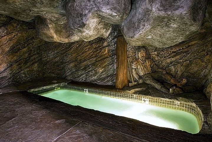 Every pool party is better in a cave.