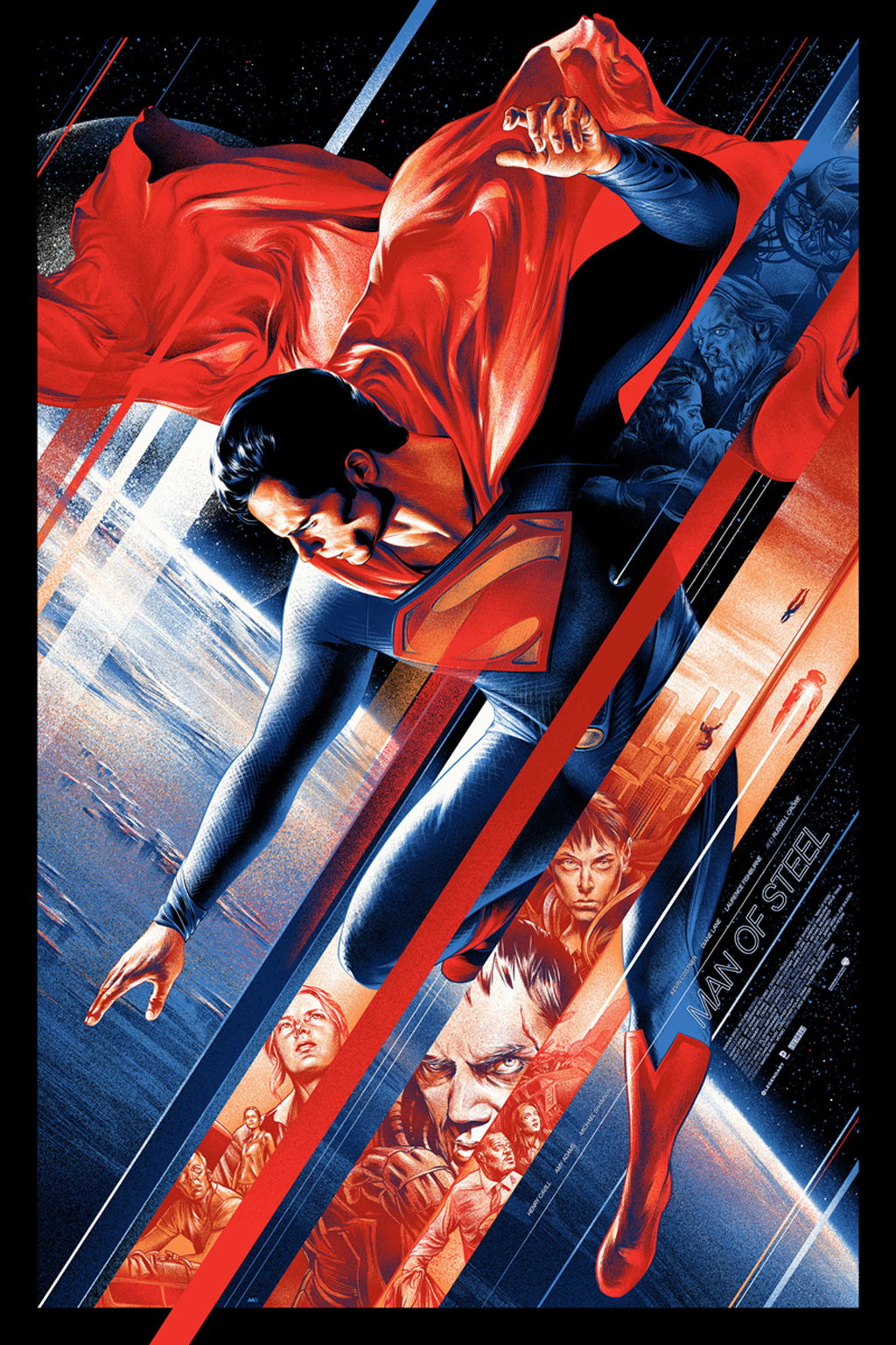 Mondo Reveals Gorgeous New Prints For Man Of Steel