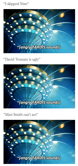 The range of emotions is bigger than the inside of the TARDIS.