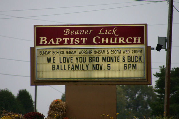 FUN FACT: The town's name probably came from its postion at the source of the Beaver Branch of Big Bone Creek.