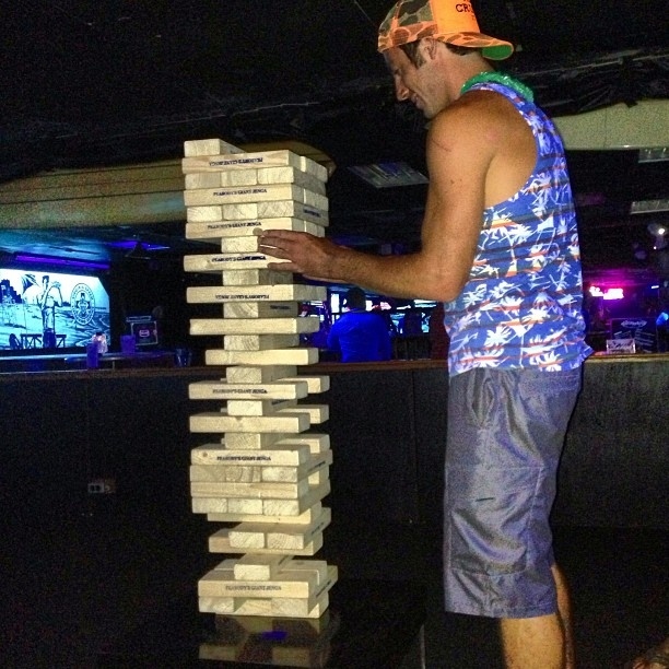 True, Jenga might be the most anxiety-inducing game we always immediately regret playing, BUT it does wonders for our hand-eye skills. Also, giant Jenga really ups the ante.