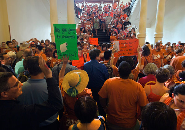 That's officially 980 more supporters than normal at the Texas Capitol. Trust me, I checked.